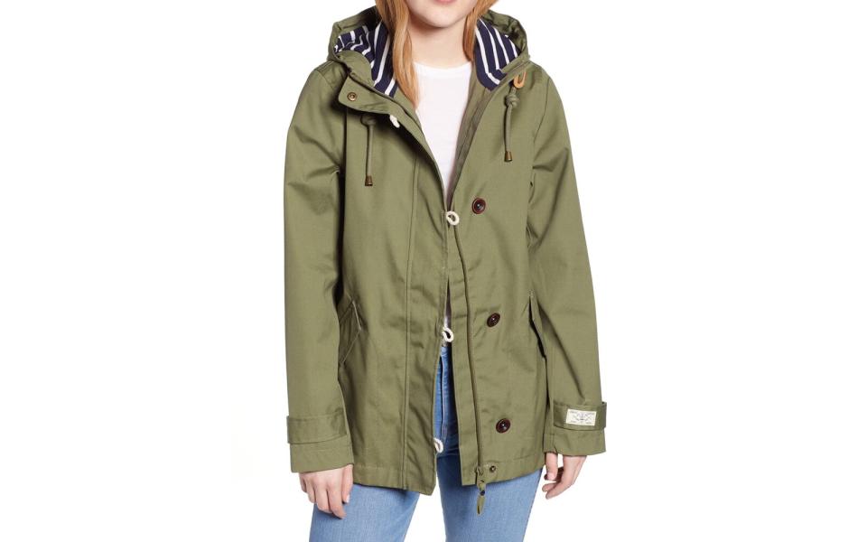 Most Comfortable Option: Joules Coast Waterproof Hooded Jacket