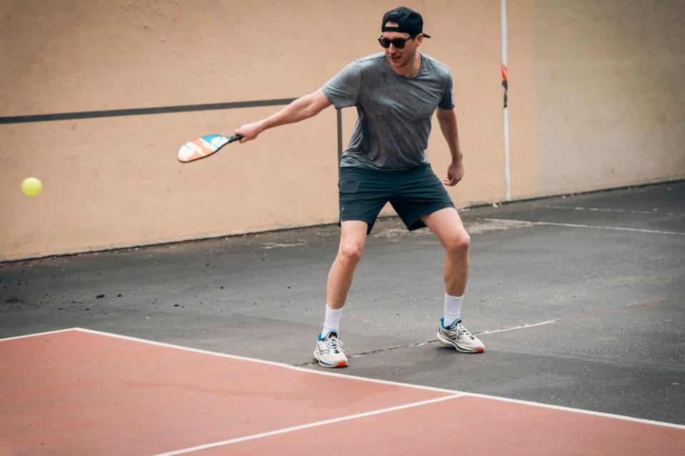 “It is going to have a lot of boys,” Kate Whittier said of an upcoming pickleball tournament she’s signed up for. Stefano Giovannini