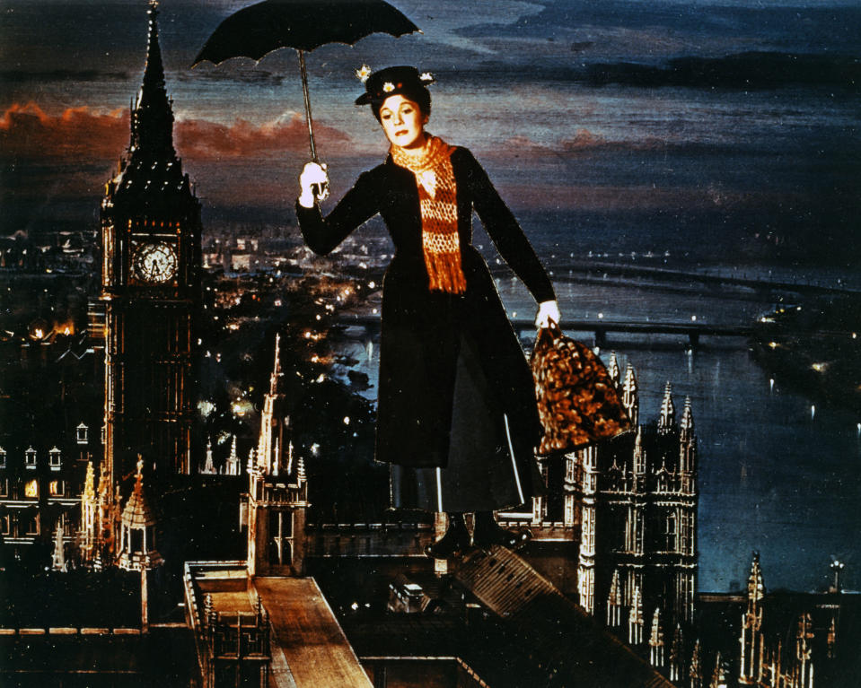 MARY POPPINS - 1964 Walt Disney film with Julie Andrews