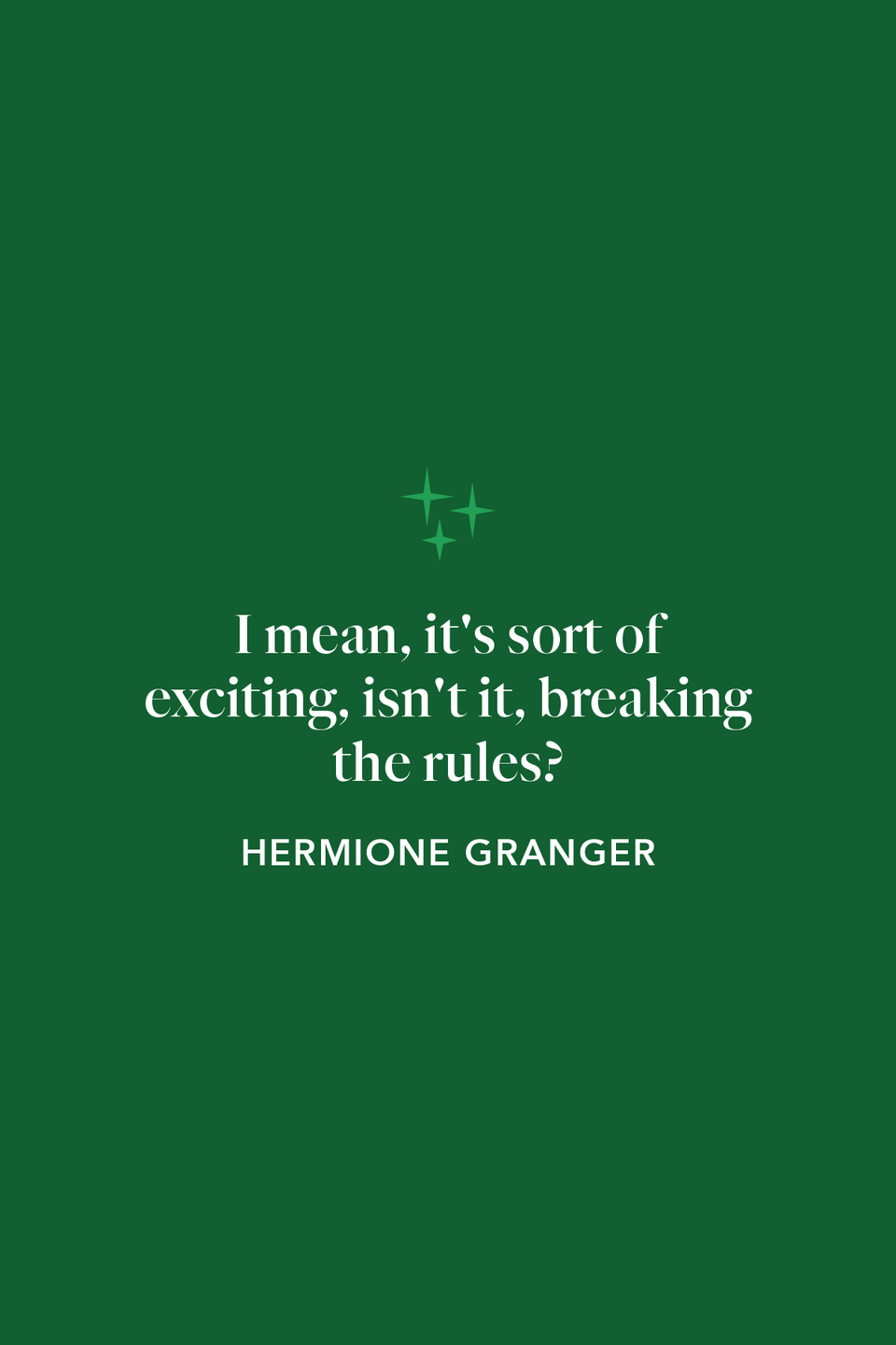 Hermione on rebelling