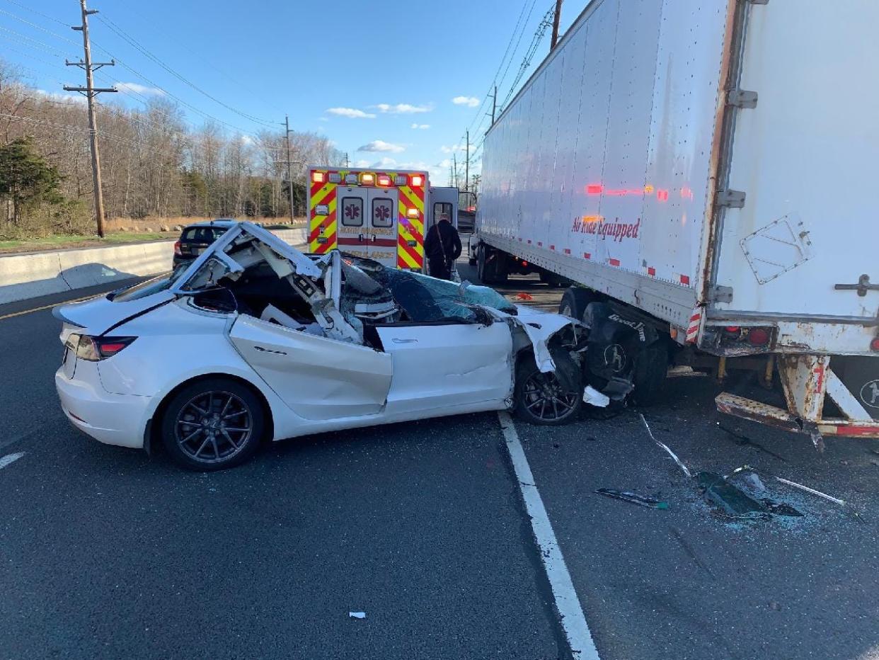 Tesla New Jersey crash