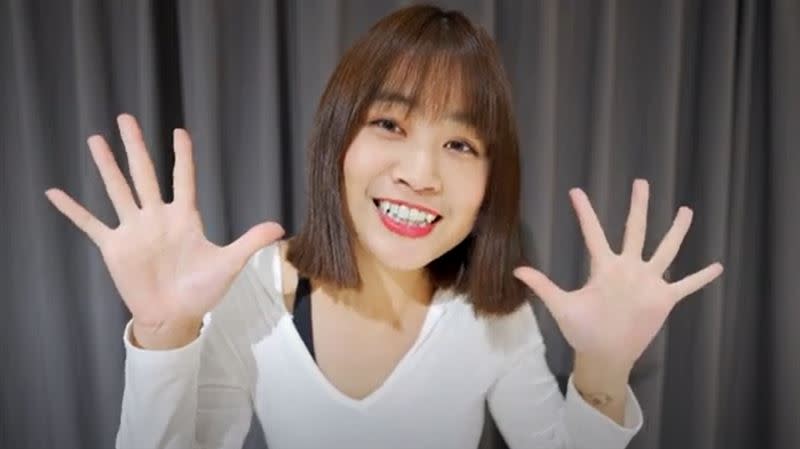 陳伊報名參加樂天女孩徵選。（圖／翻攝自陳伊YouTube）