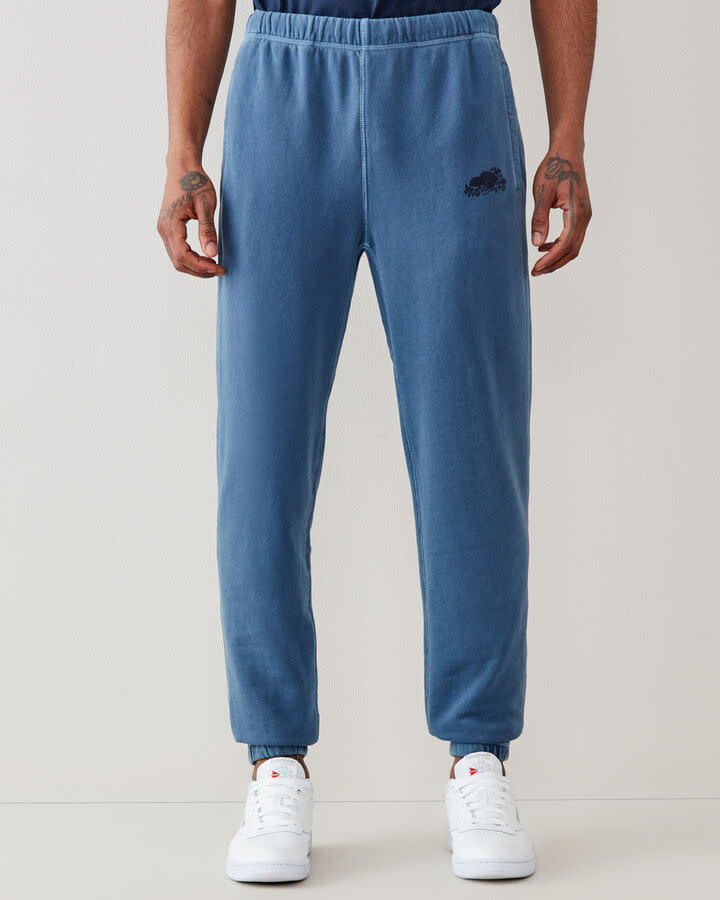 Organic Slim Sweatpant. Image via Roots.