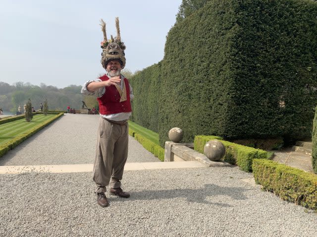 Paul Hawkyard as Bottom in A MIdsummer Night's Dream on the palace grounds (Emma Bowden/PA)