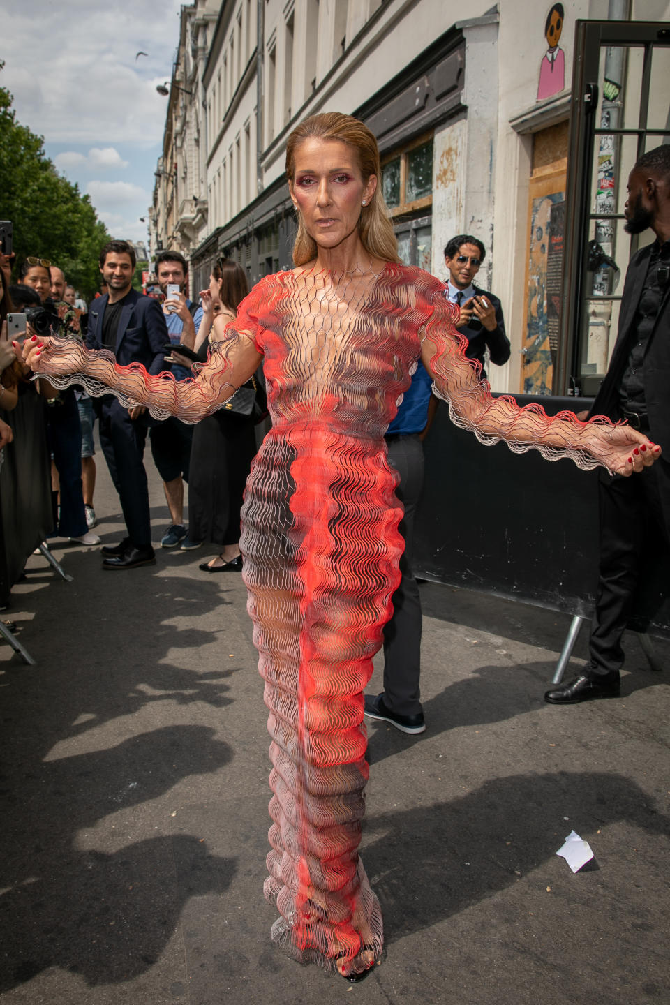 Singer Celine Dion is seen on July 01, 2019 in Paris, France. [Photo: Getty]