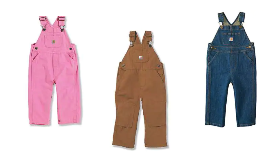 Best Carhartt baby clothes: Baby Carhartt overalls