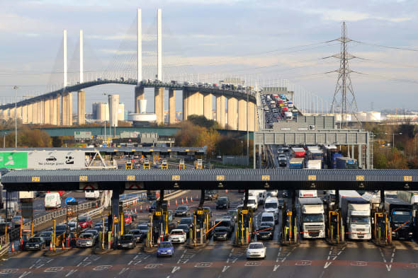 Toll booths end at Dartford Crossing