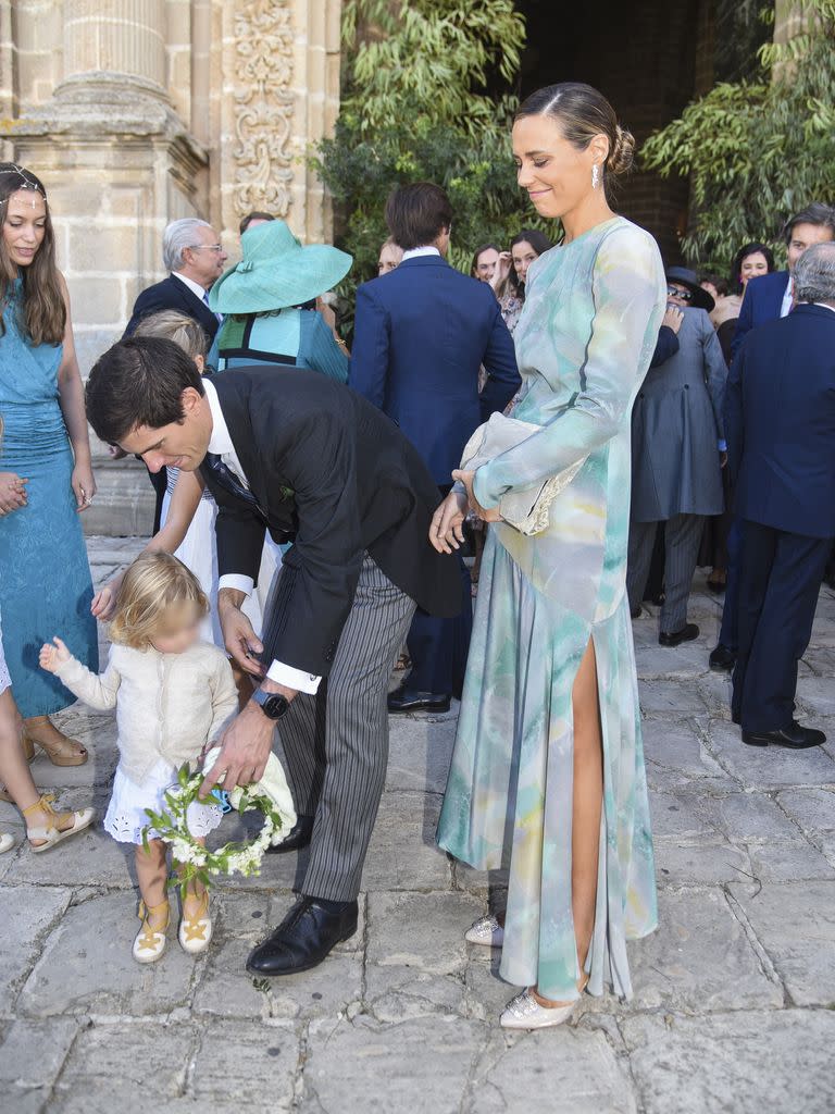 Claudia Osborne junto a su marido y su hija