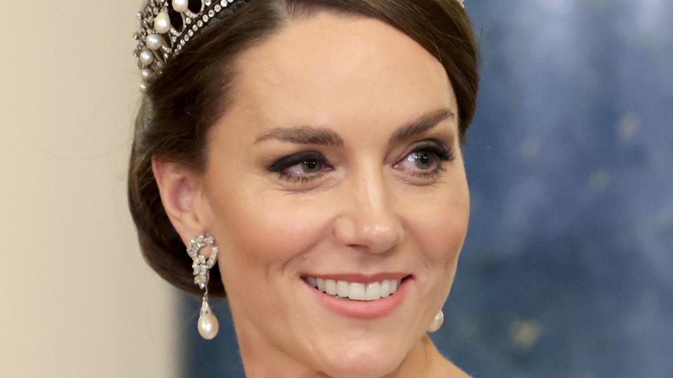 Kate Middleton wearing The Lover's Knot tiara