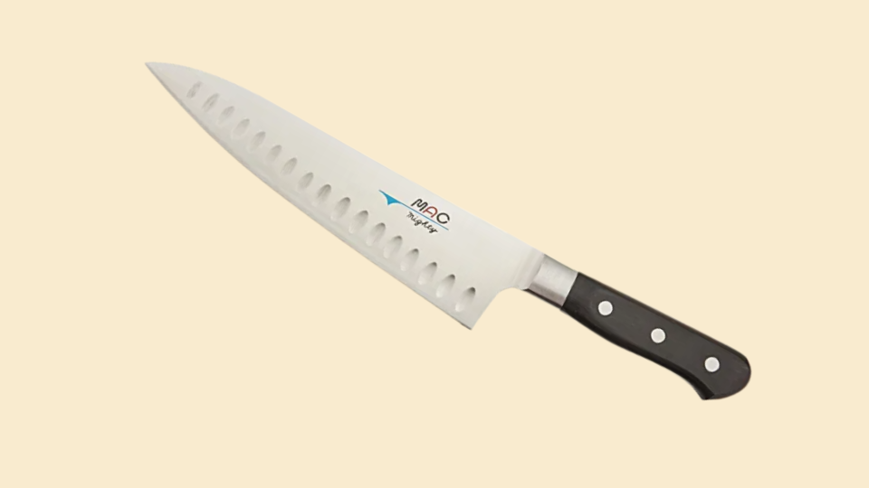 The Mac chef's knife is our pick for best chef's knives for experienced chefs.