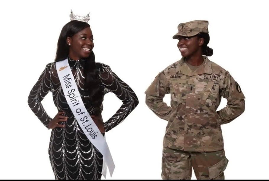 Aliquippa grad Donna Gilbert, a military officer, will compete in the Miss Missouri pageant.