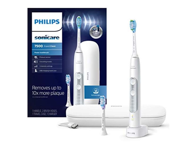 Cepillo de dientes eléctrico Philips Sonicare ExpertClean 7500. (Foto: Amazon)