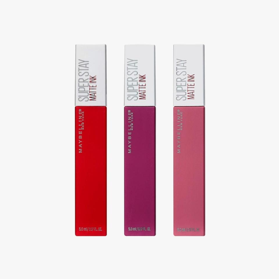 Maybelline Superstay Matte Ink Liquid Lipstick 3 Piece Set