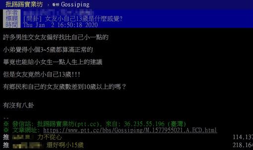 原PO發文徵求網友意見。（圖／翻攝自PTT）