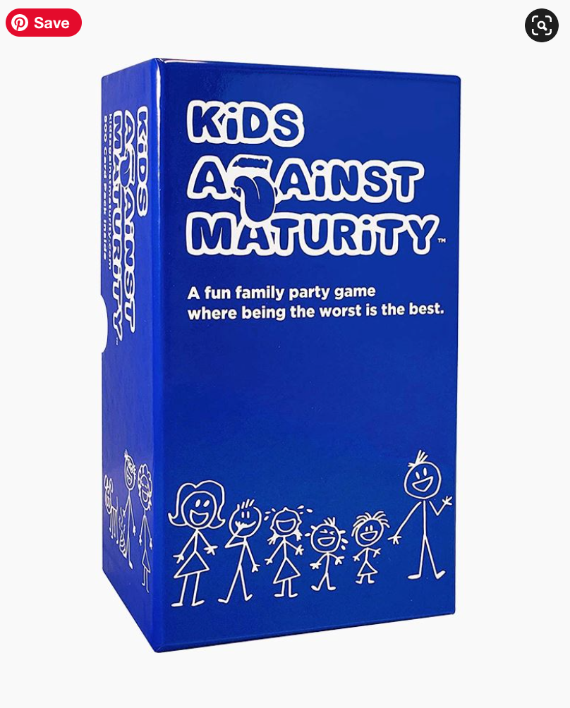 Kids Against Maturity Card Game