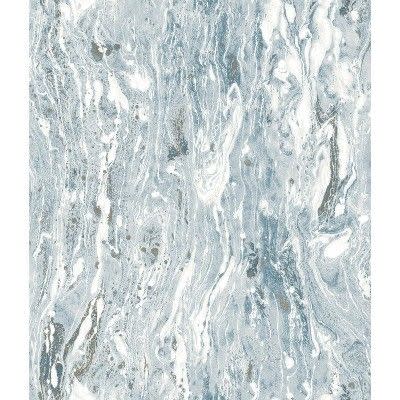 12) RoomMates Blue Marble Seas Wallpaper