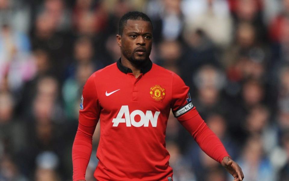 Patrice Evra playing for Man Utd - Patrice Evra: 'I was sexually abused by a teacher when I was 13' - ACTION IMAGES