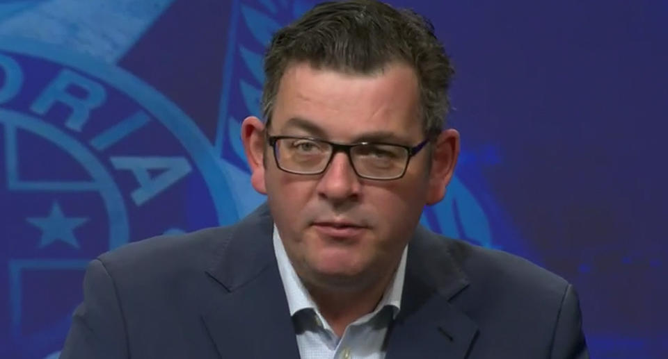 Premier Daniel Andrews has hit out at the 'ugly' scenes of the protests yesterday. Source: ABC