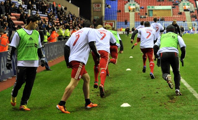 Soccer – Barclays Premier League – Wigan Athletic v Liverpool – DW Stadium