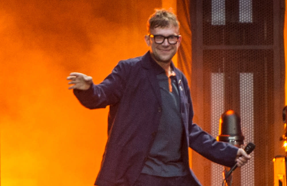 Blur's Damon Albarn didn't want to do the second Wembley Stadium show credit:Bang Showbiz