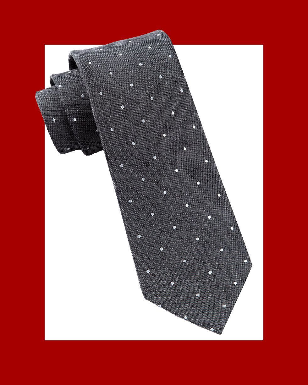 <p><a href="https://go.redirectingat.com?id=74968X1596630&url=https%3A%2F%2Fwww.thetiebar.com%2Fproduct%2Ftie-0555-0174&sref=https%3A%2F%2F" rel="nofollow noopener" target="_blank" data-ylk="slk:Shop Now;elm:context_link;itc:0;sec:content-canvas" class="link rapid-noclick-resp">Shop Now</a></p><p>Bulletin Dot Grey Tie</p><p>$28.00</p><p>thetiebar.com</p>