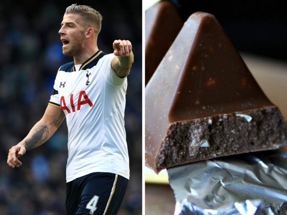 <p>Toblerone Alderweireld </p>