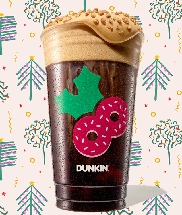 Dunkin's Holiday Menu Includes a New Cookie Butter Cold Brew