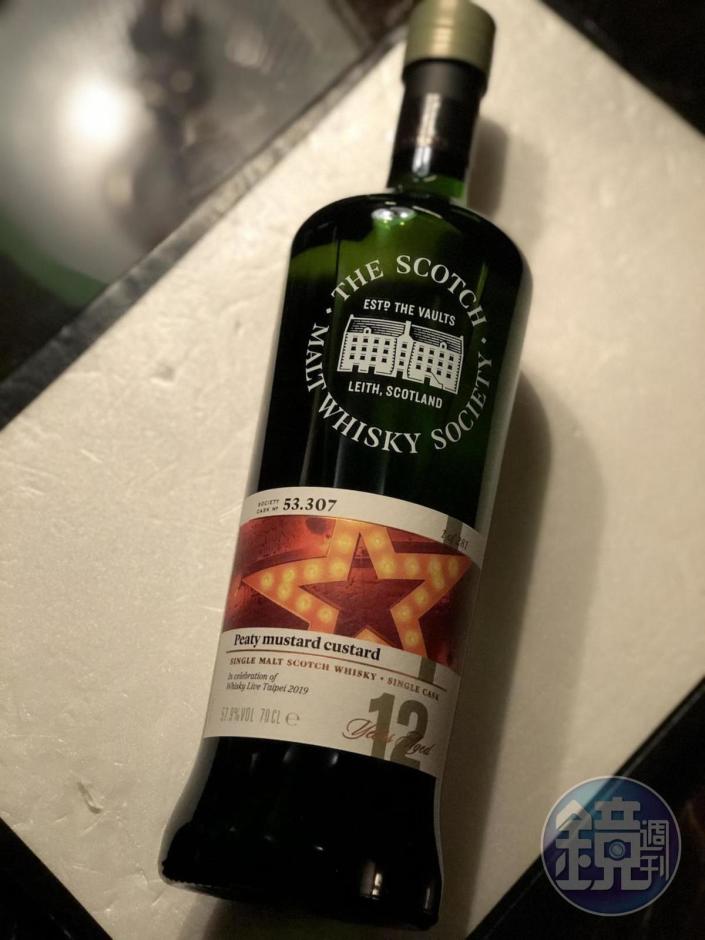 「SMWS」為 Whisky Live Taipei 2019裝瓶紀念款。