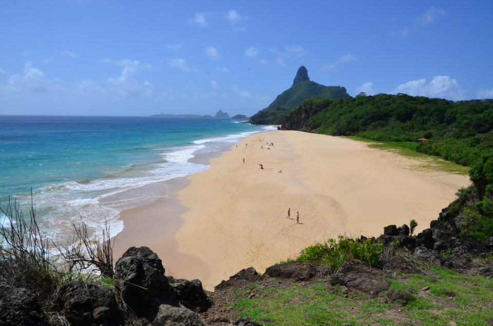 A beautiful, remote beach in Brazil