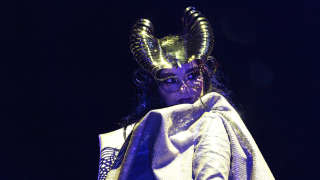 BOULOGNE-BILLANCOURT, FRANCE - JUNE 21: Bjork performs onstage at La Seine Musicale on June 21, 2022 in Boulogne-Billancourt, France. (Photo by Santiago Felipe/Getty Images)