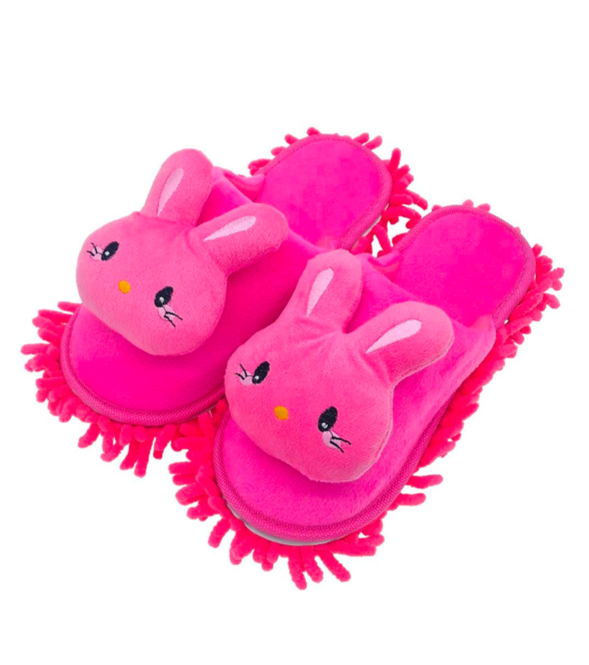 17) Selric Bunny Mop Slippers
