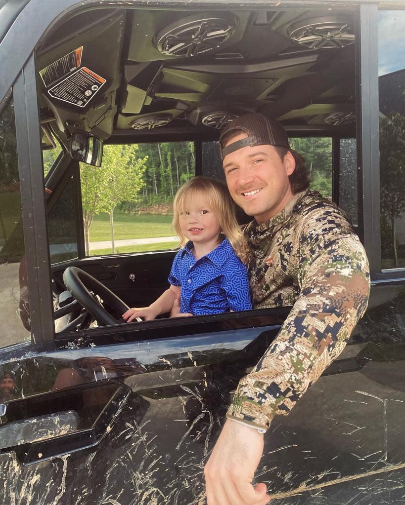 Wallen and Smith broke off the engagement but continued their romance for several years before splitting a final time in July 2020 before welcoming their son, Indigo, now 3. @morganwallen / Instagram