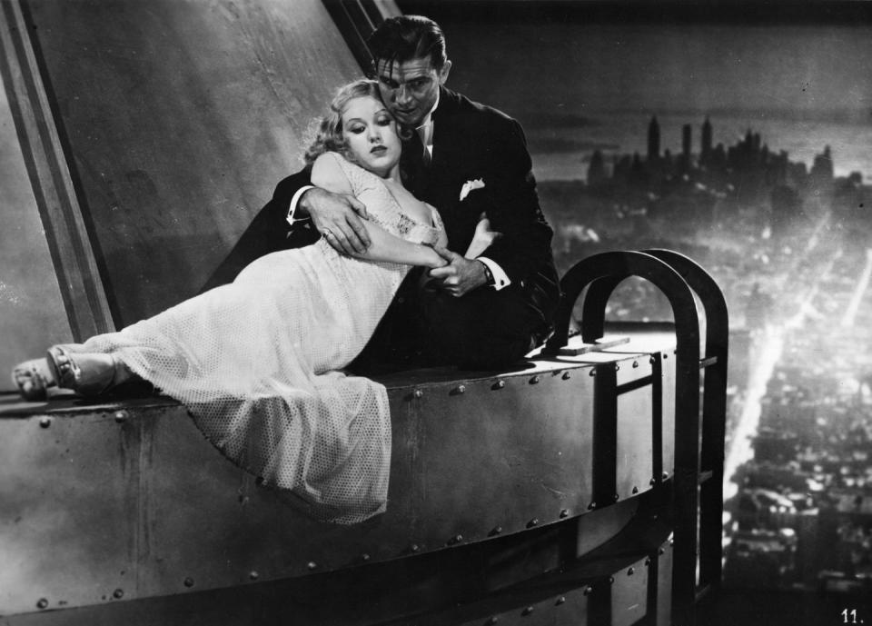 <p>Fay Wray's character might have been under distress in this scene, but the actress's white gown with a sweetheart neckline has been tied to the <em>King Kong </em>franchise ever since. </p>