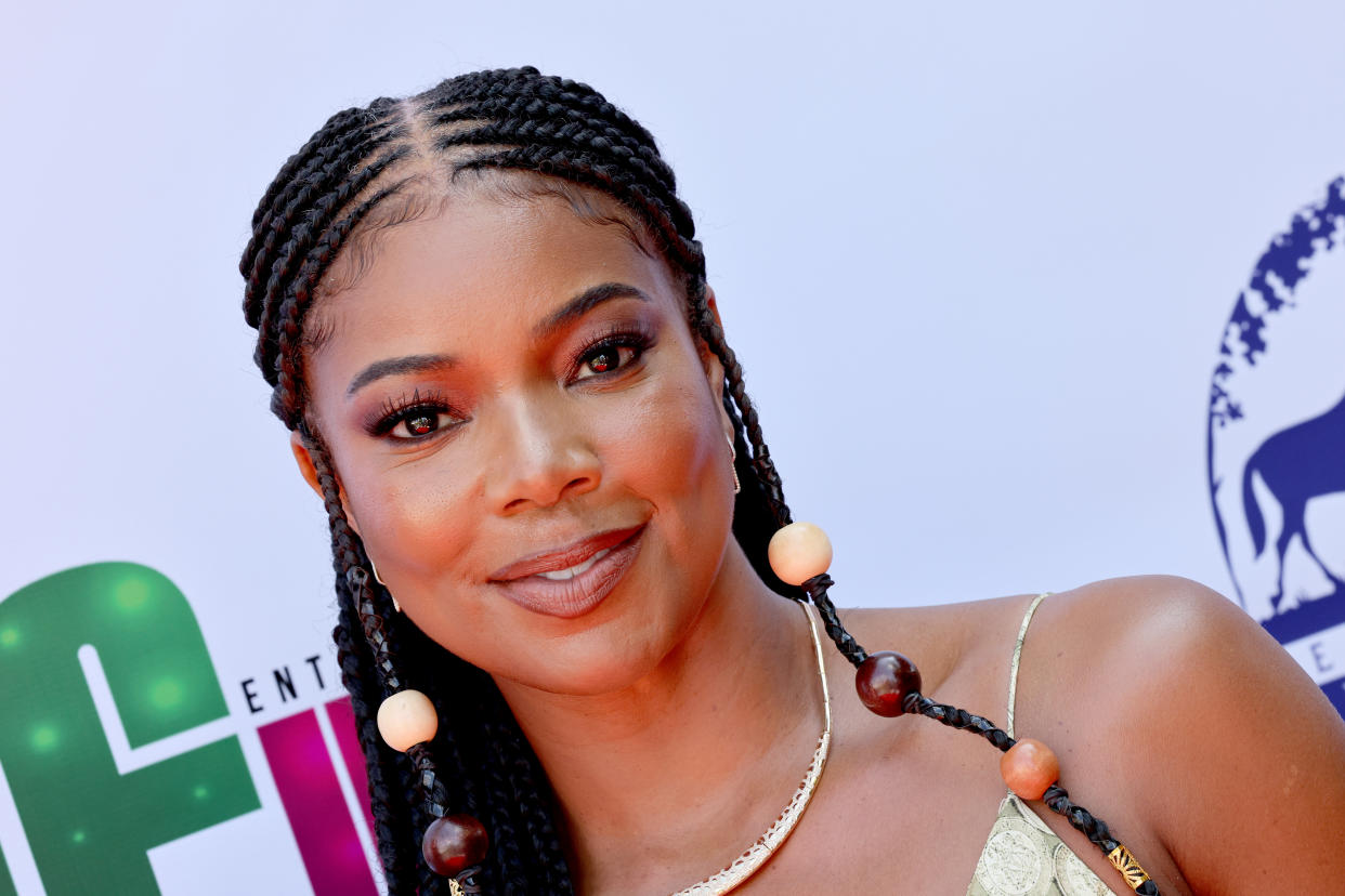 Gabrielle Union shines while wearing an all-black ensemble in her latest photos. (Photo by David Livingston/Getty Images)