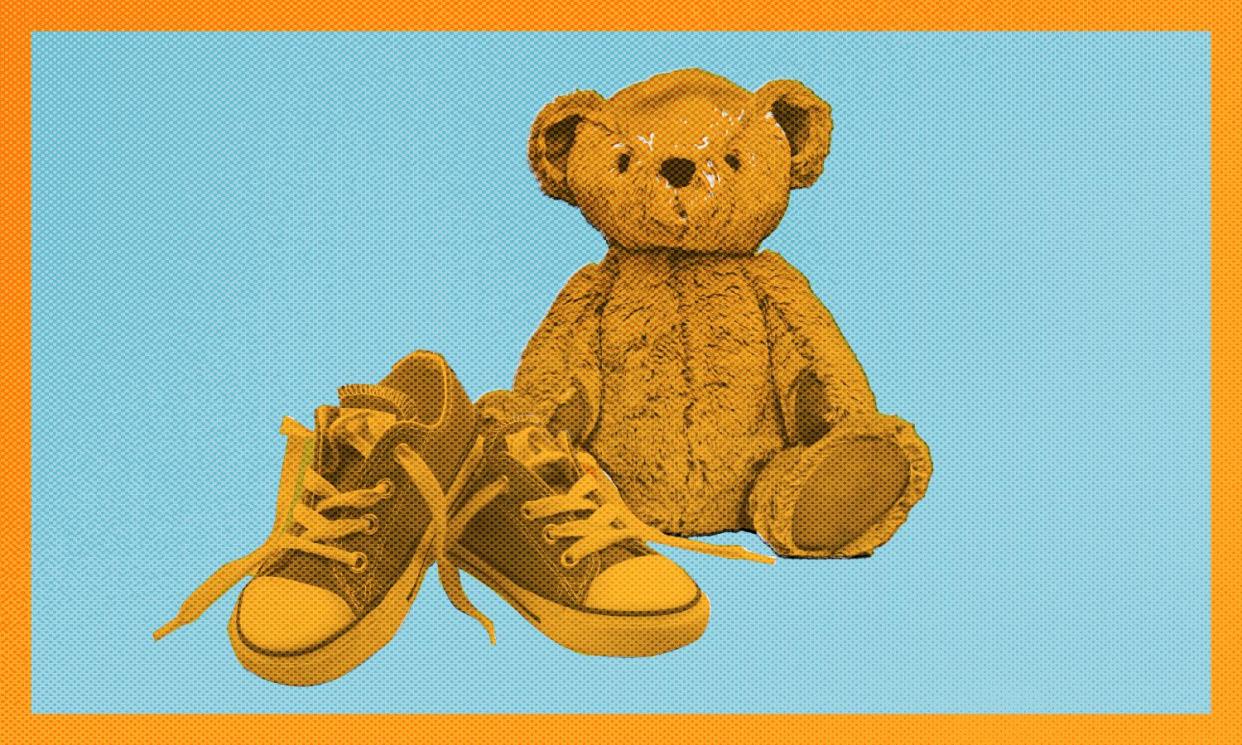 <span>‘I refuse to buy my children Golden Goose shoes because I don’t want my 14-year-old wearing shoes that everyone knows cost $600.’</span><span>Composite: The Guardian/Getty Images</span>