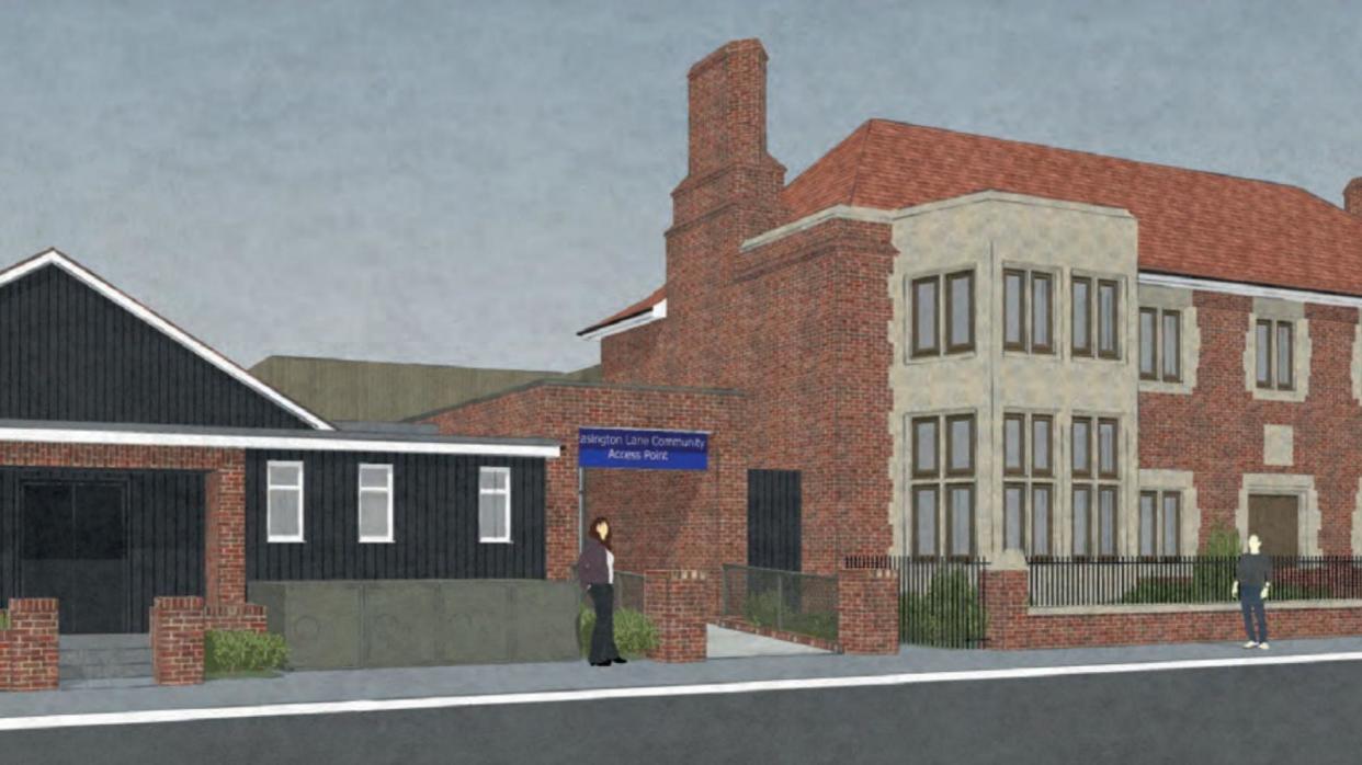 CGI image of the new extension