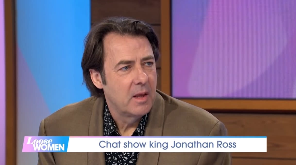 Jonathan Ross opened up about his mother's death on 'Loose Women' (ITV/YouTube)