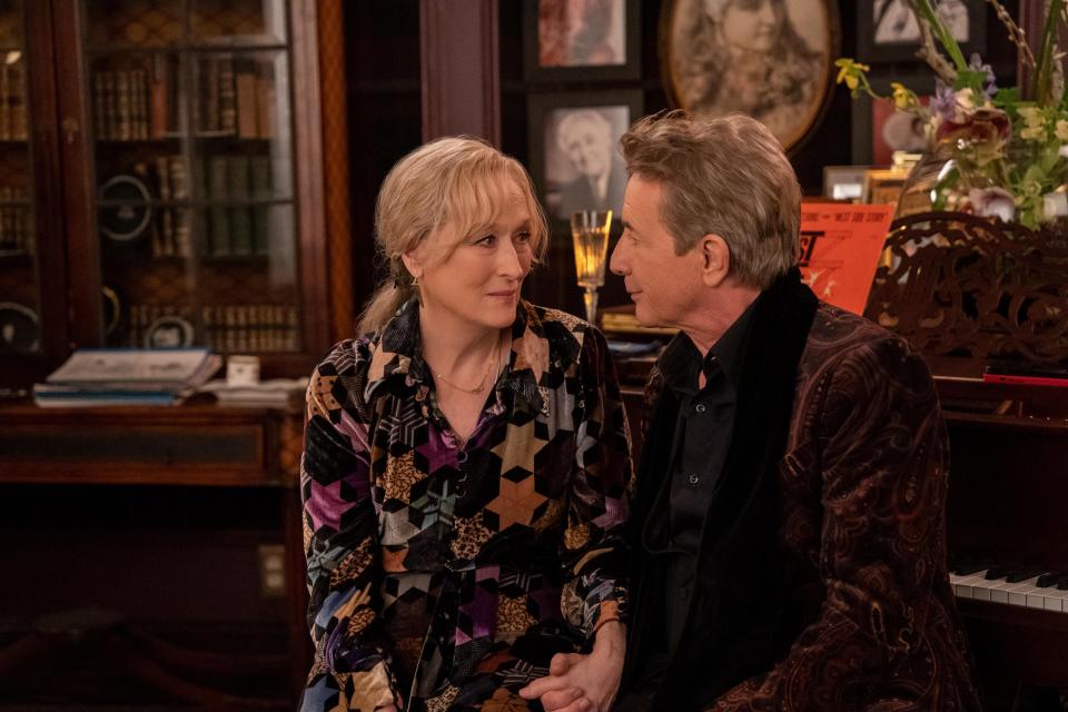 Meryl Streep and Martin Short on the season three finale of "Only Murders in the Building."