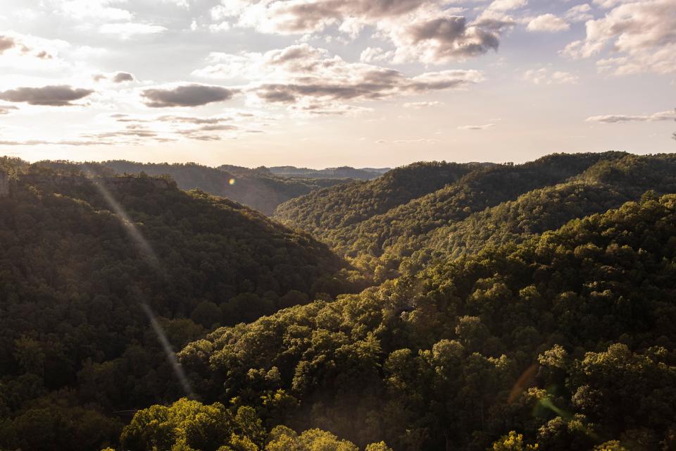 Overlooks of the Red River Gorge Geological Area on the Chimney Top Trail. Sept. 19, 2020