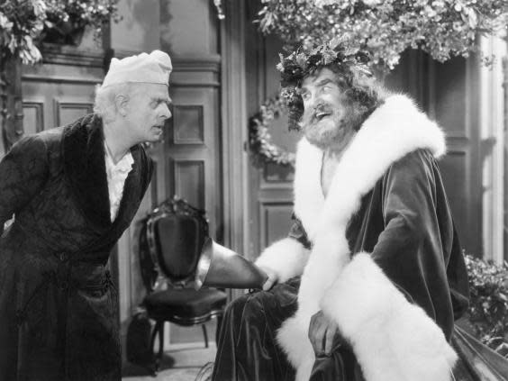 Reginald Owen and Lionel Braham in ‘A Christmas Carol’ – 1938 (Getty)