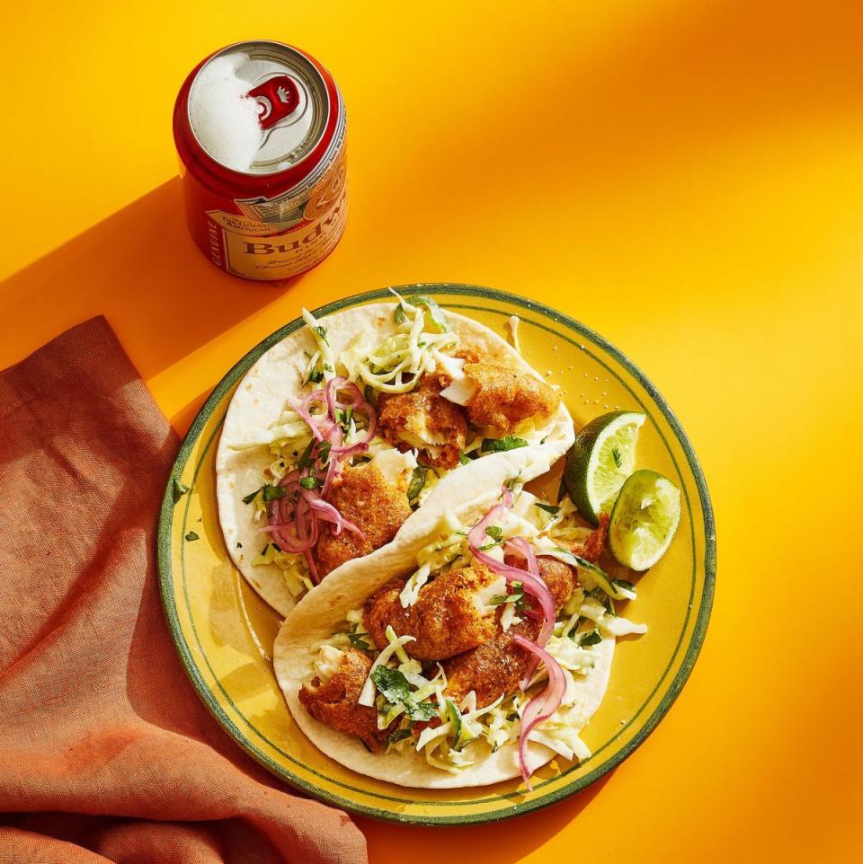 <p>The crispy, light coating on this fish goes perfectly with the flavorful lime and cilantro slaw. Don't forget the <a href="https://www.goodhousekeeping.com/food-recipes/easy/a45241/quick-pickled-onions-recipe/" rel="nofollow noopener" target="_blank" data-ylk="slk:pickled onions;elm:context_link;itc:0;sec:content-canvas" class="link ">pickled onions</a>! </p><p>Get the <a href="https://www.goodhousekeeping.com/food-recipes/a39751940/beer-battered-fish-tacos-recipe/" rel="nofollow noopener" target="_blank" data-ylk="slk:Beer-Battered Fish Tacos recipe;elm:context_link;itc:0;sec:content-canvas" class="link "><strong>Beer-Battered Fish Tacos recipe</strong></a>. </p>