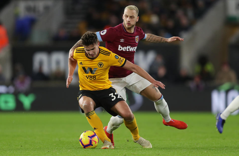 Jimenez scored twice late on to seal a 3-0 win for Wolves over West Ham.