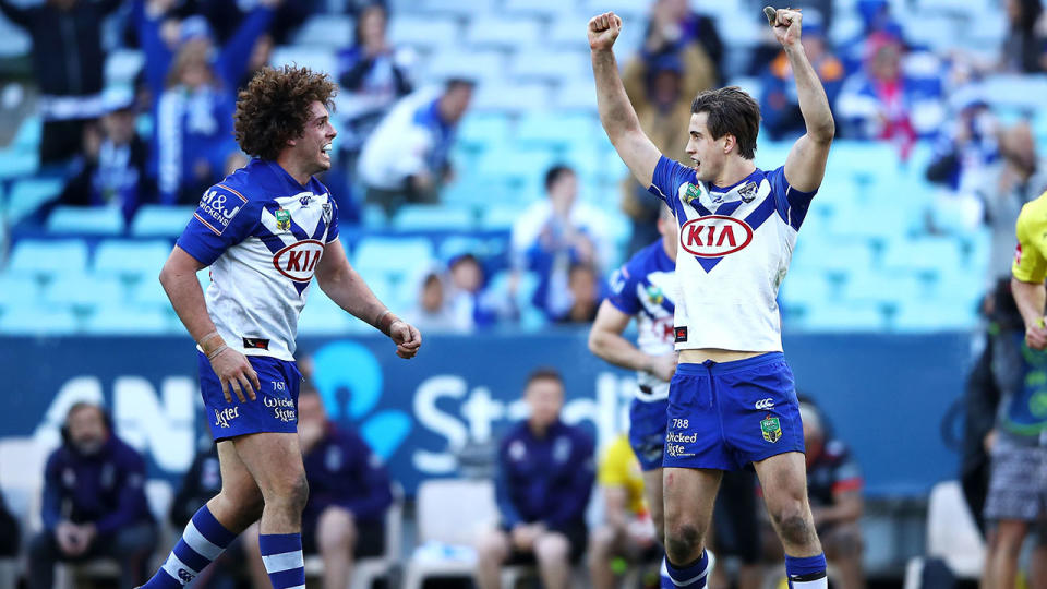 Lewis was the match-winner for the Bulldogs. Pic: Getty