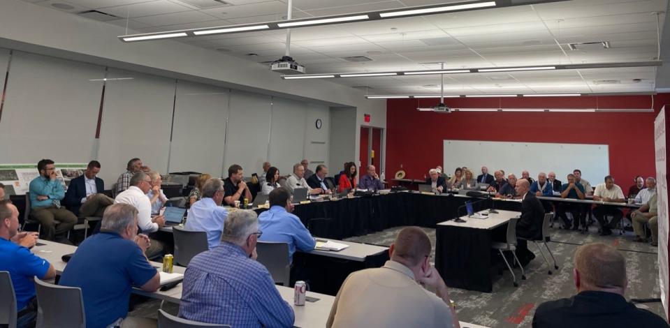 The Legislative Study Committee on Regional Jails and State Corrections Plans met at the Harvey Jewett Science Center Wednesday.