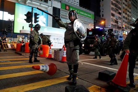 Anti-government demonstration in Hong Kong