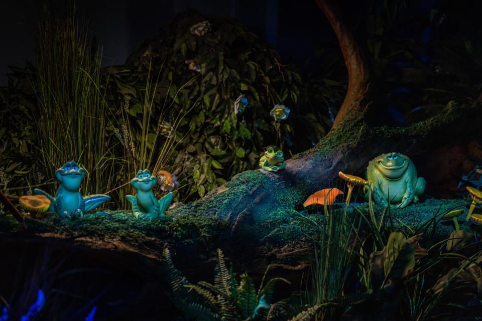 Tiana's Bayou Adventure will feature dozens of audio-animatronic characters who join Tiana on the bayou.