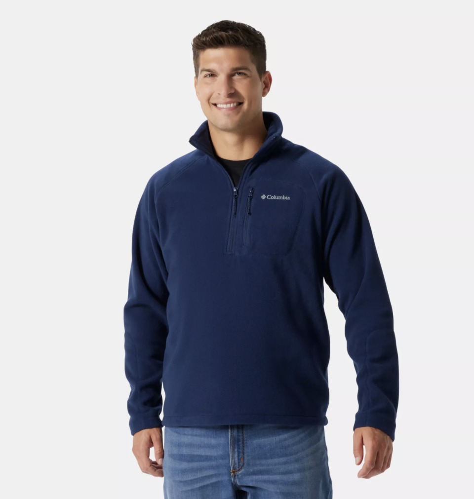 Fast Trek III Half Zip Fleece in Collegiate Navy (Photo via Columbia)