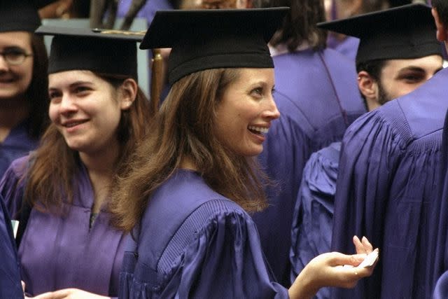 <p>Richard Corkery/NY Daily News Archive via Getty</p> Christy Turlington at graduation