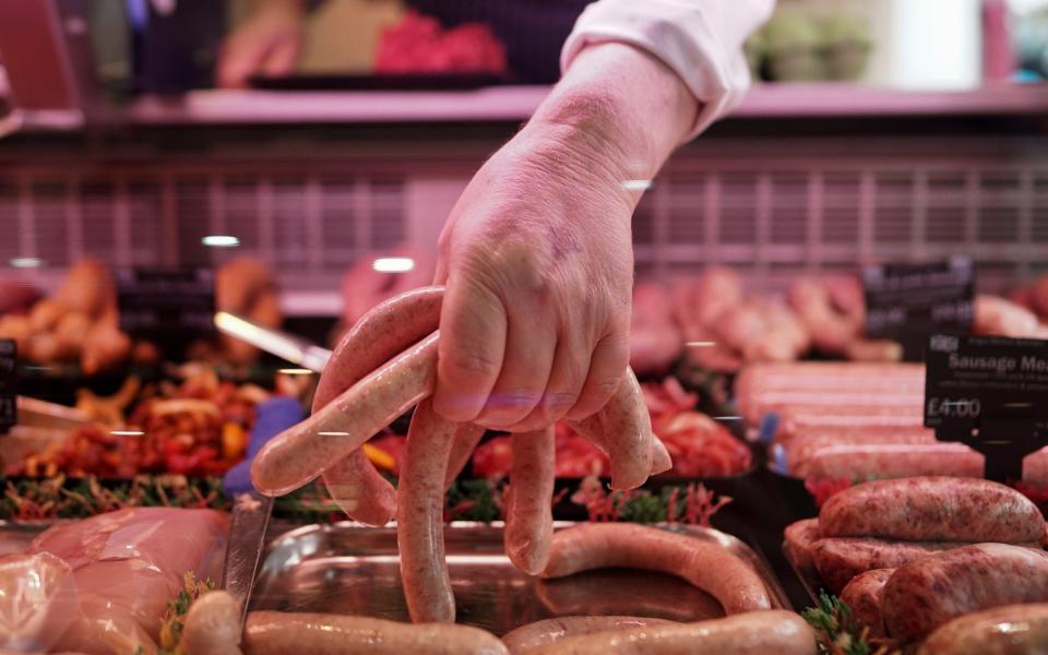 Sausages in a butcher's shop - Ian Forsyth/Getty