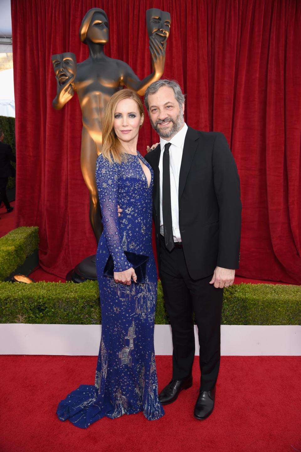 <h1 class="title">Leslie Mann in Zuhair Murad and Judd Apatow</h1> <cite class="credit">Photo: Getty Images</cite>
